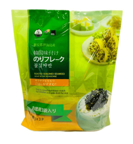 韓国味付けのりフレーク（80g×3袋 1,580円）